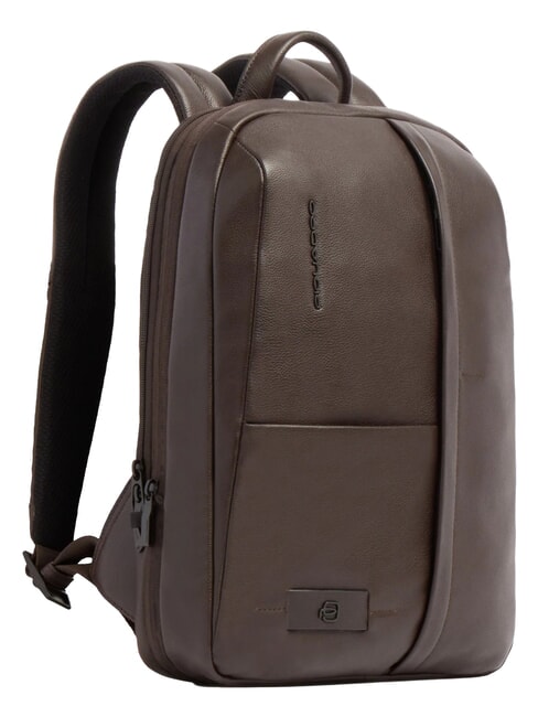 RUSSEL Zaino porta PC 14", in pelle MORO - Zaini da lavoro porta PC