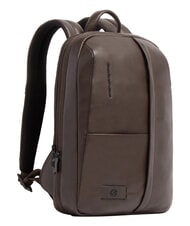 PIQUADRO RUSSEL Zaino porta PC 14", in pelle MORO - Zaini da lavoro porta PC - 2