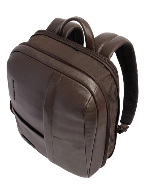 RUSSEL Zaino porta PC 14", in pelle MORO - Zaini da lavoro porta PC