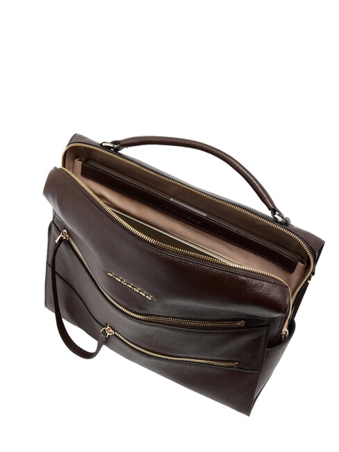 W140 Cartella porta PC 14" MARRONE - Cartelle Lavoro