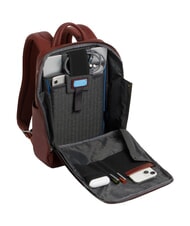 PIQUADRO BLACK SQUARE Zaino porta PC 13", in pelle CUOIO - Zaini da lavoro porta PC - 4