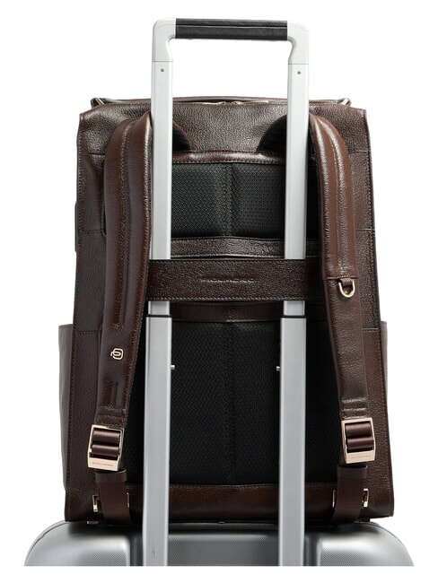 PATRICIA Zaino porta PC 15,6", in pelle MARRONE - Borse Donna