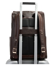 PIQUADRO PATRICIA Zaino porta PC 15,6", in pelle MARRONE - Borse Donna - 3