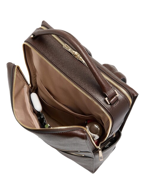 PATRICIA Zaino porta PC 15,6", in pelle MARRONE - Borse Donna
