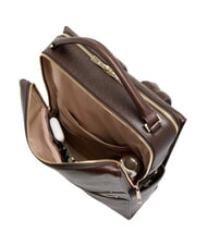 PIQUADRO PATRICIA Zaino porta PC 15,6", in pelle MARRONE - Borse Donna - 4