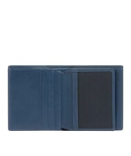PIQUADRO W143 Portafoglio in pelle blu - Portafogli Uomo - 2
