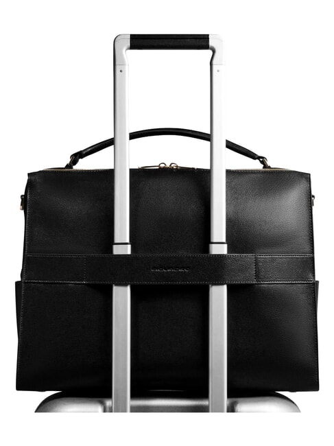 PATRICIA Cartella porta PC 14", in pelle Nero - Cartelle Lavoro