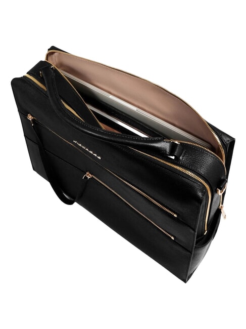 PATRICIA Cartella porta PC 14", in pelle Nero - Cartelle Lavoro