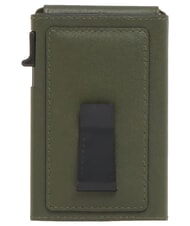 PIQUADRO W145 Portacard automatico VERDE - Portafogli Uomo - 4