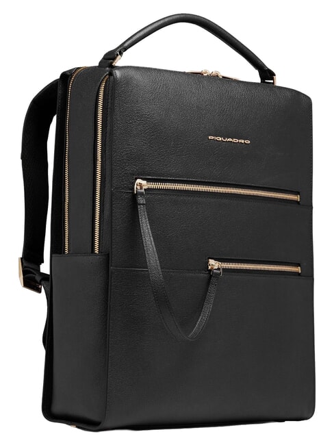 PATRICIA Zaino porta PC 15,6", in pelle Nero - Borse Donna