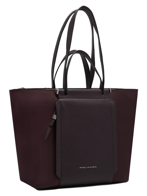 LYRA Shopping Bag porta PC 14" bordeaux 2 - Borse Donna