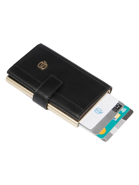 CIRCLE Portacard in pelle Nero - Portafogli Uomo