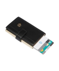 PIQUADRO CIRCLE Portacard in pelle Nero - Portafogli Uomo - 2
