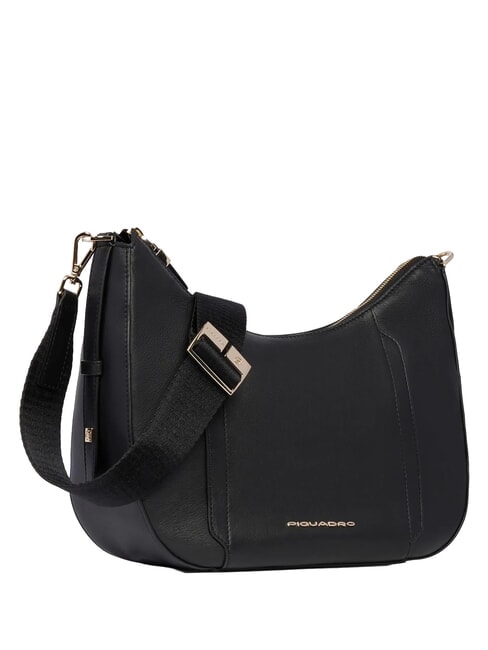 CIRCLE Borsa a tracolla, in pelle Nero - Borse Donna