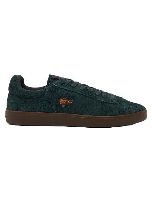 BASESHOT Sneakers in pelle dk grn/dk gum - Scarpe Uomo