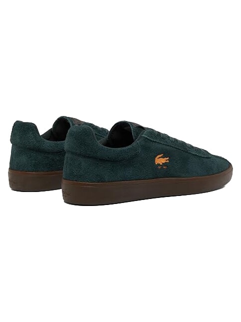 BASESHOT Sneakers in pelle dk grn/dk gum - Scarpe Uomo