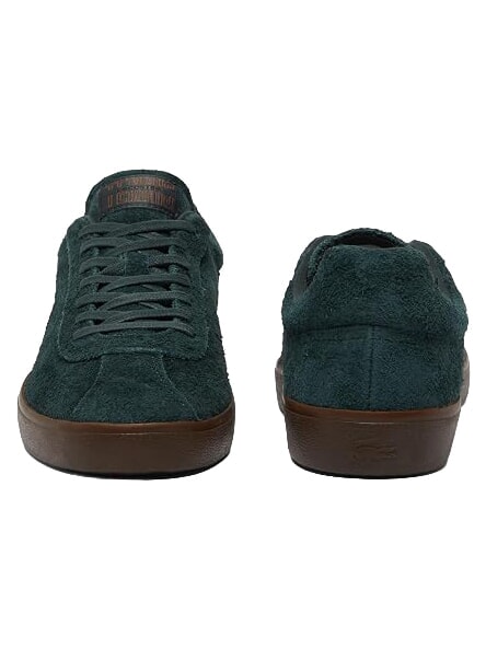BASESHOT Sneakers in pelle dk grn/dk gum - Scarpe Uomo
