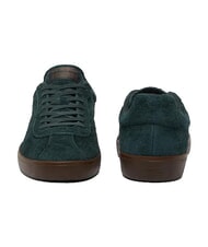 LACOSTE BASESHOT Sneakers in pelle dk grn/dk gum - Scarpe Uomo - 5