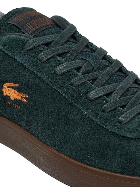 BASESHOT Sneakers in pelle dk grn/dk gum - Scarpe Uomo