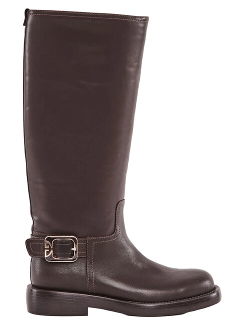 LOLA Stivali in pelle coffee - Scarpe Donna