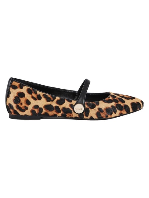 GYPSY PONY HAIR MACULA Ballerine in pelle tan - Scarpe Donna