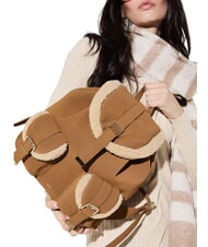 GAUD&Igrave; LYNN Zaino con tasche e logo in metallo - Borse Donna
