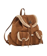 GAUD&Igrave; LYNN Zaino con tasche e logo in metallo tan - Borse Donna - 3
