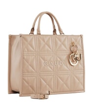 GAUD&Igrave; LETIZIA Shopping bag con charm Nude - Borse Donna - 2