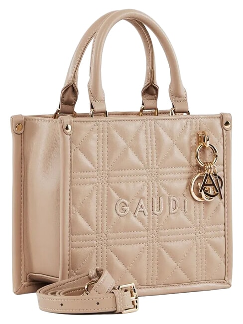LETIZIA Mini shopping bag con charm Nude - Borse Donna
