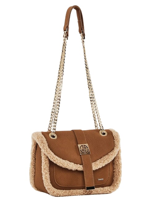 LYNN Borsa mini con tracolla a catena tan - Borse Donna