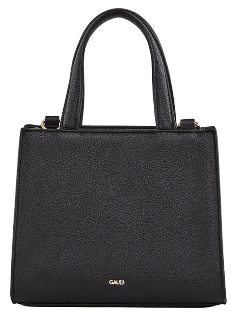 EMILY FLOCK Mini shopping bag con logo e tracolla NERO - Borse Donna