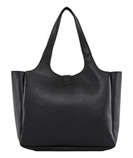 GAUD&Igrave; LYNN PLAIN Shopping bag con tasca frontale NERO - Borse Donna - 3