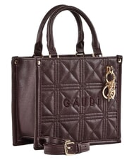 GAUD&Igrave; LETIZIA Mini shopping bag con charm burgundy - Borse Donna - 2
