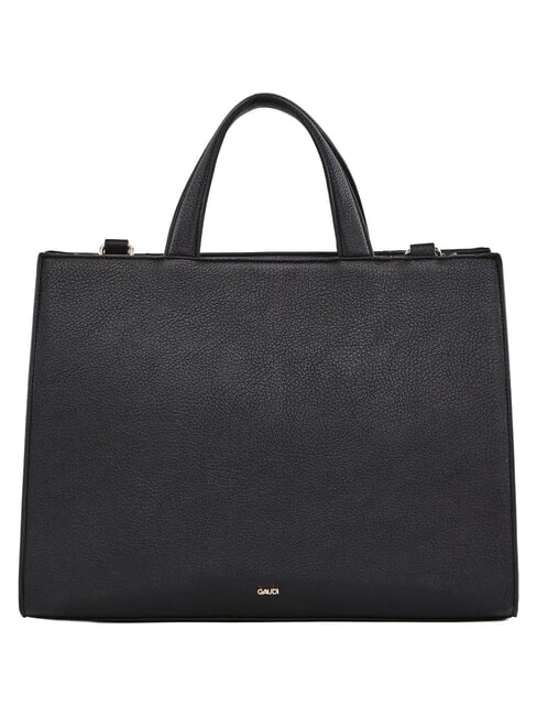 EMILY FLOCK Shopping bag con loro e tracolla NERO - Borse Donna