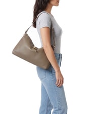 FURLA DEBBY Borsa a spalla, in pelle muddy gray - Borse Donna - 2