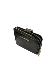 COCCINELLE METALLIC SOFT Mini Portafoglio in pelle Nero - Portafogli Donna - 3