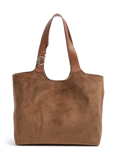 C-EASY CORDURO Borsa shopping a spalla, in pelle cognac - Borse Donna