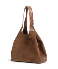 COCCINELLE C-EASY CORDURO Borsa shopping a spalla, in pelle cognac - Borse Donna - 3