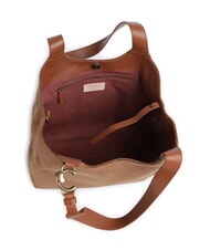 COCCINELLE C-EASY CORDURO Borsa shopping a spalla, in pelle cognac - Borse Donna - 5