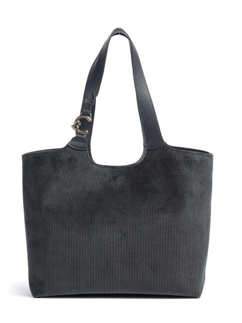 C-EASY CORDURO Borsa shopping a spalla, in pelle midnight blue - Borse Donna