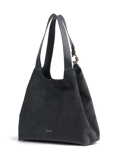 C-EASY CORDURO Borsa shopping a spalla, in pelle midnight blue - Borse Donna
