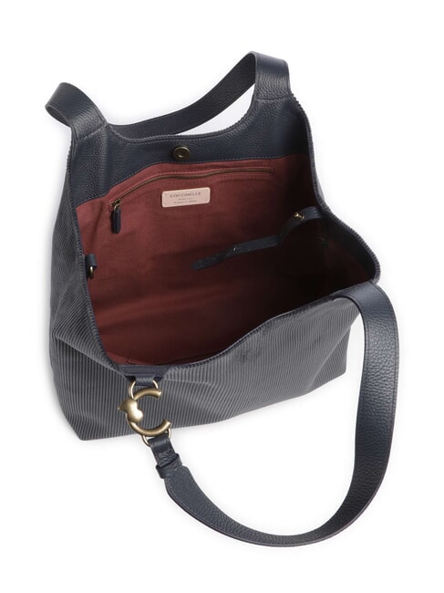 C-EASY CORDURO Borsa shopping a spalla, in pelle midnight blue - Borse Donna