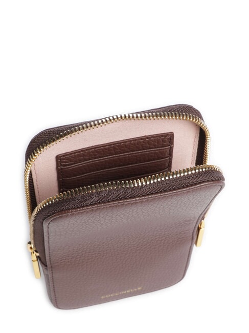 FLOR Mini bag porta smarthphone in pelle berry - Borse Donna