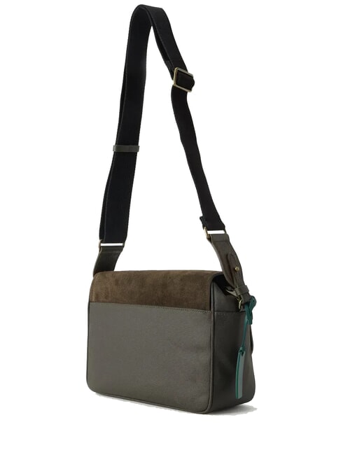 STG CAMPUS WAXED SUEDE Borsa a tracolla fango - Borse Donna