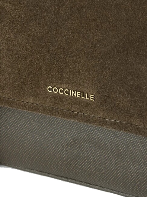 STG CAMPUS WAXED SUEDE Borsa a tracolla fango - Borse Donna
