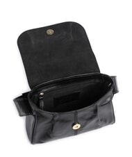 THE BRIDGE FLORA Mini Bag a tracolla, in pelle Nero Oro - Borse Donna - 4