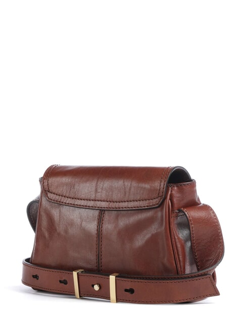 FLORA Mini Bag a tracolla, in pelle MARRONE - Borse Donna