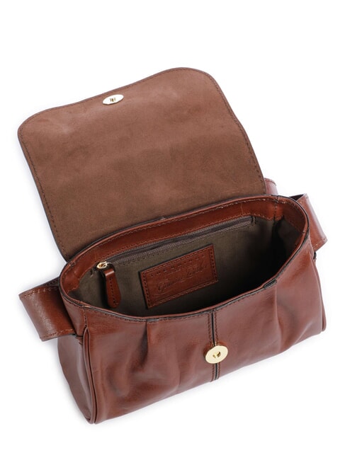 FLORA Mini Bag a tracolla, in pelle MARRONE - Borse Donna