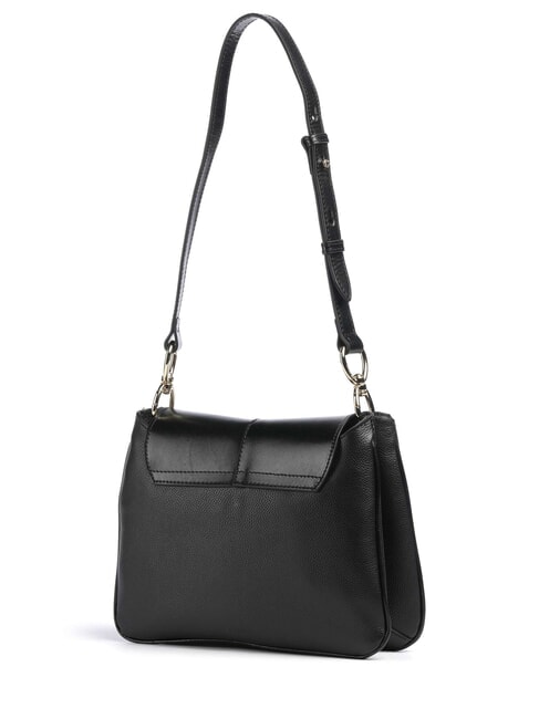 ELISABETTA Borsa a spalla, in pelle Nero Oro - Borse Donna