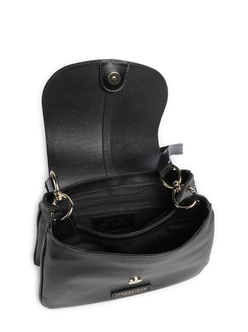 ELISABETTA Borsa a spalla, in pelle Nero Oro - Borse Donna